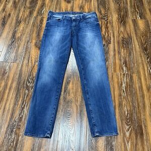 Mavi Emma Slim Boyfriend Jeans Womens Size 30/32 Mid Rise KD007358 Blue Straight